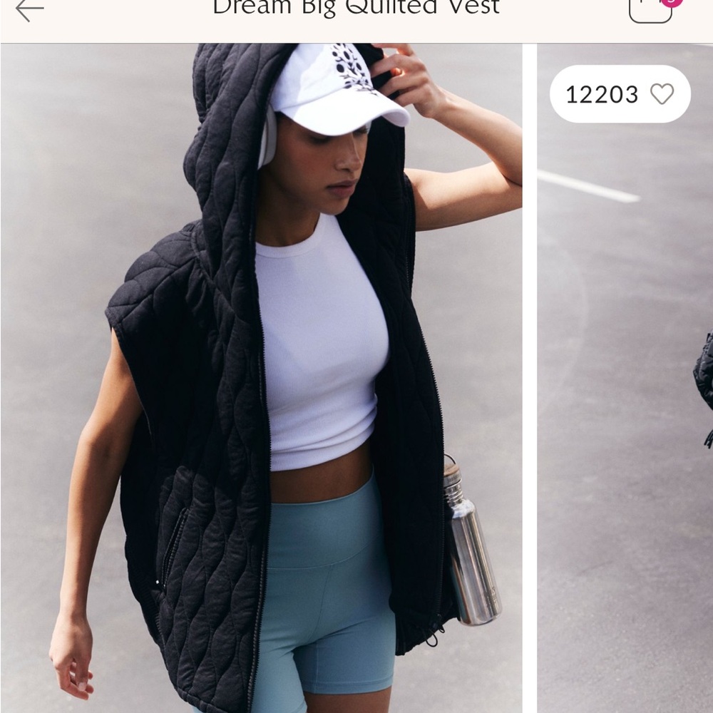 Dream Big Quilted waistcoat for Free People